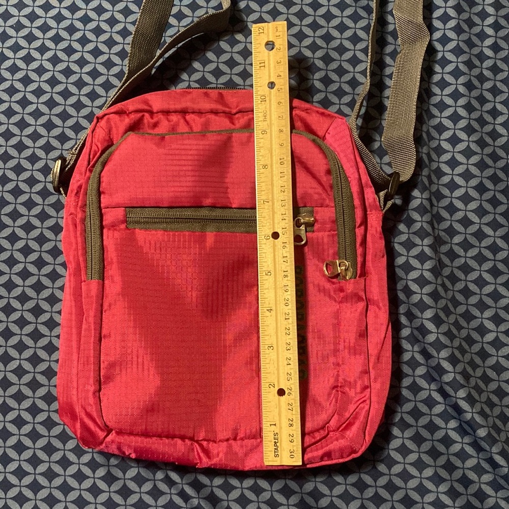Pink Nylon Crossbody bag.